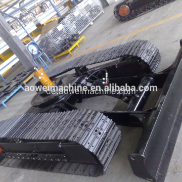 2 Tonnen 3 Tonnen 4 Tonnen 7 Tonnen 9 Tonnen Stahl-Raupen-Chassis-System für Dumper-Raupen-Bohrinseln